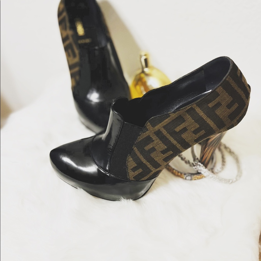 Fendi Bootie original box and dust bag.Gently Used . - Picture 2 of 3